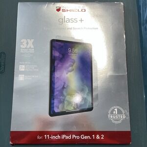 Zagg Invisible Shield Glass + Screen Protector for iPad Pro 11" Gen. 1 & 2‎